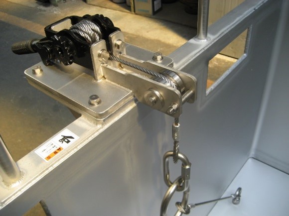 食品工場向け　廃棄物受けタンク 